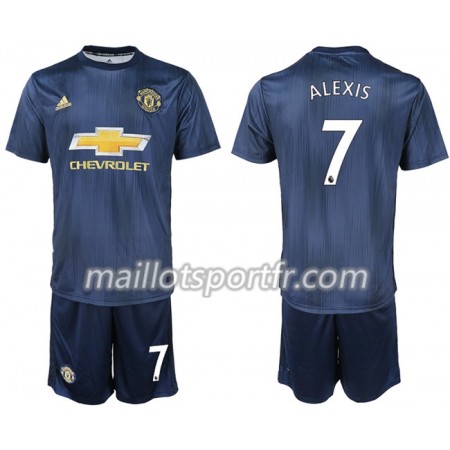 Maillot de Foot Manchester United ALEXIS 7 Enfant Troisieme 2018/19